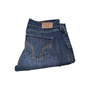 Hollister Laguna Skinny Low Rise Blue Denim Jeans Womens Size 5S